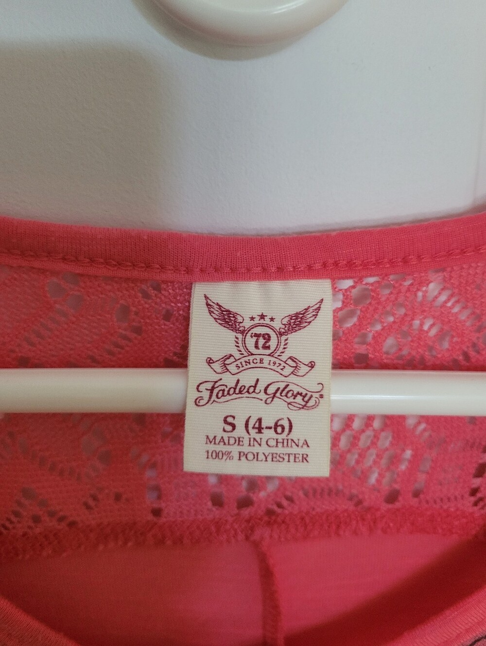 Faded Glory Assemetrical Studded Top - Picture 2 of 4